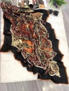 A 140-centimeter faux silk exotic style scarf Specification image